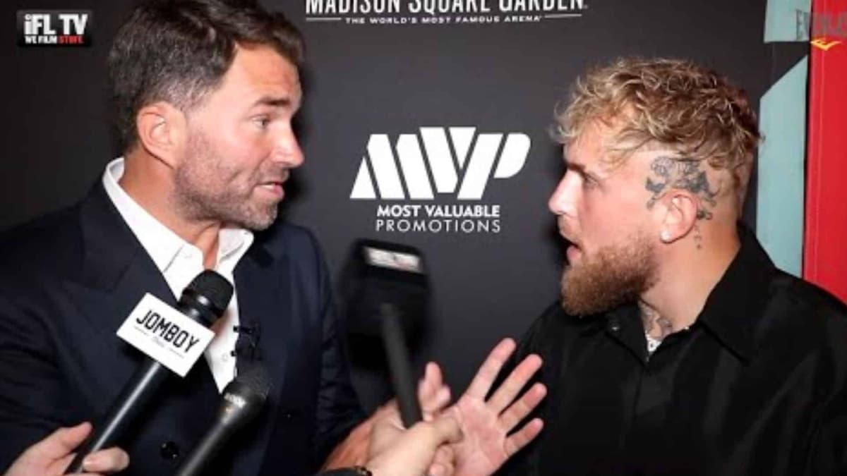 Jake Paul contraataca a Eddie Hearn por una demanda de 100 millones de dólares que intenta "enfriar" su libertad de expresión