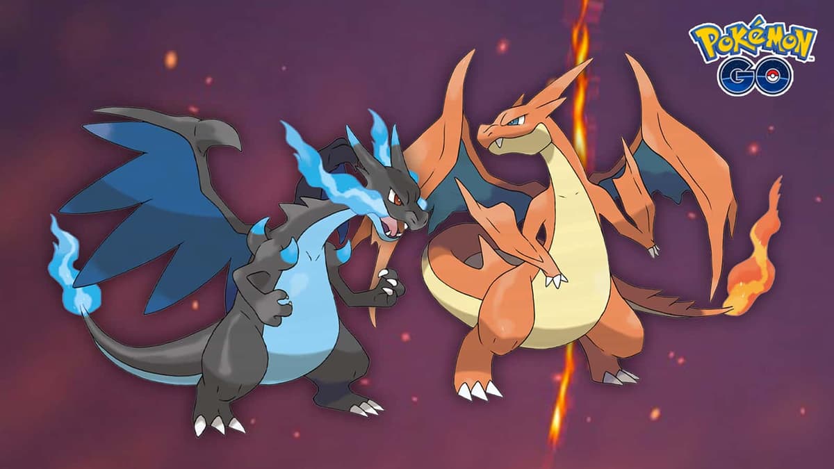 Mega Charizard X and Y in Pokemon Go