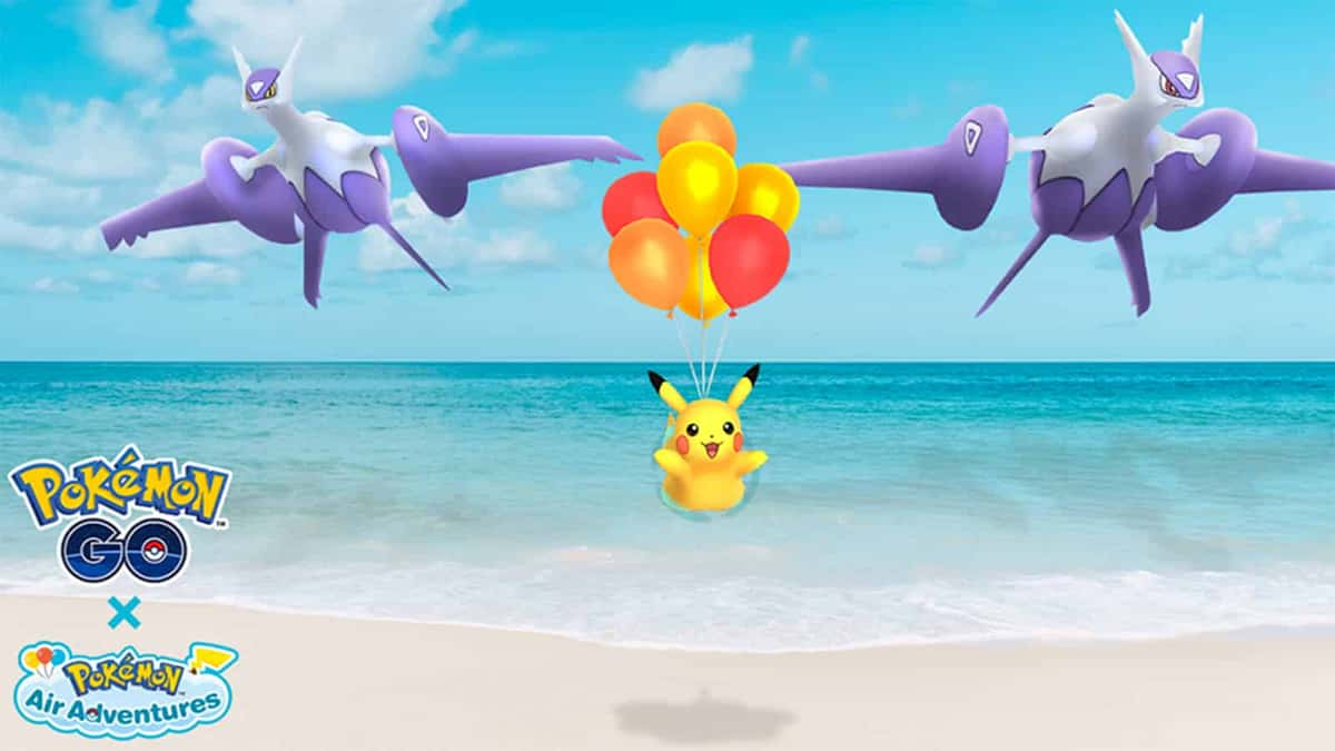 A poster for Pokemon Go Air Adventures event