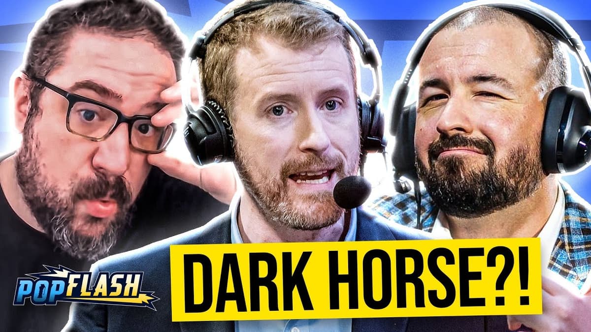 Richard Lewis, Thorin, and Semmler next to dark horse text box