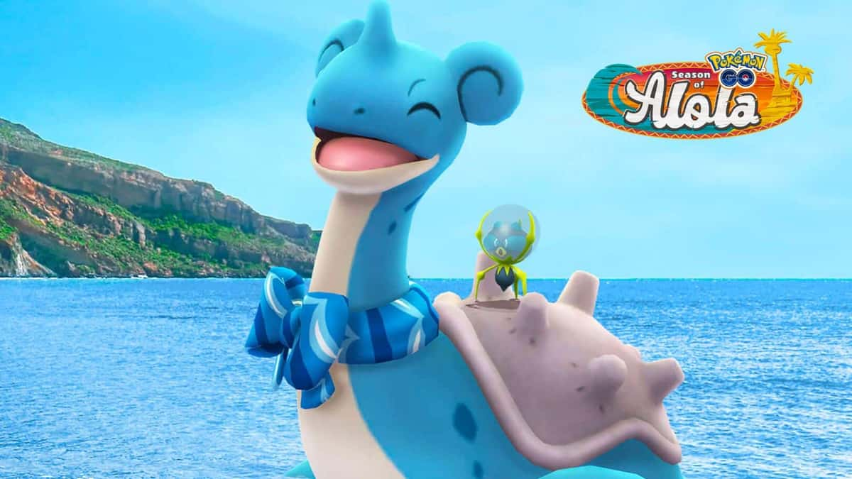 lapras wearing a scarf pokemon go