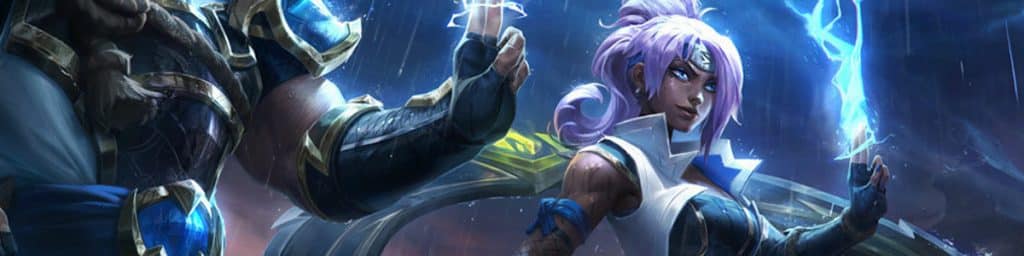 Qiyana splash art in TFT Set 7