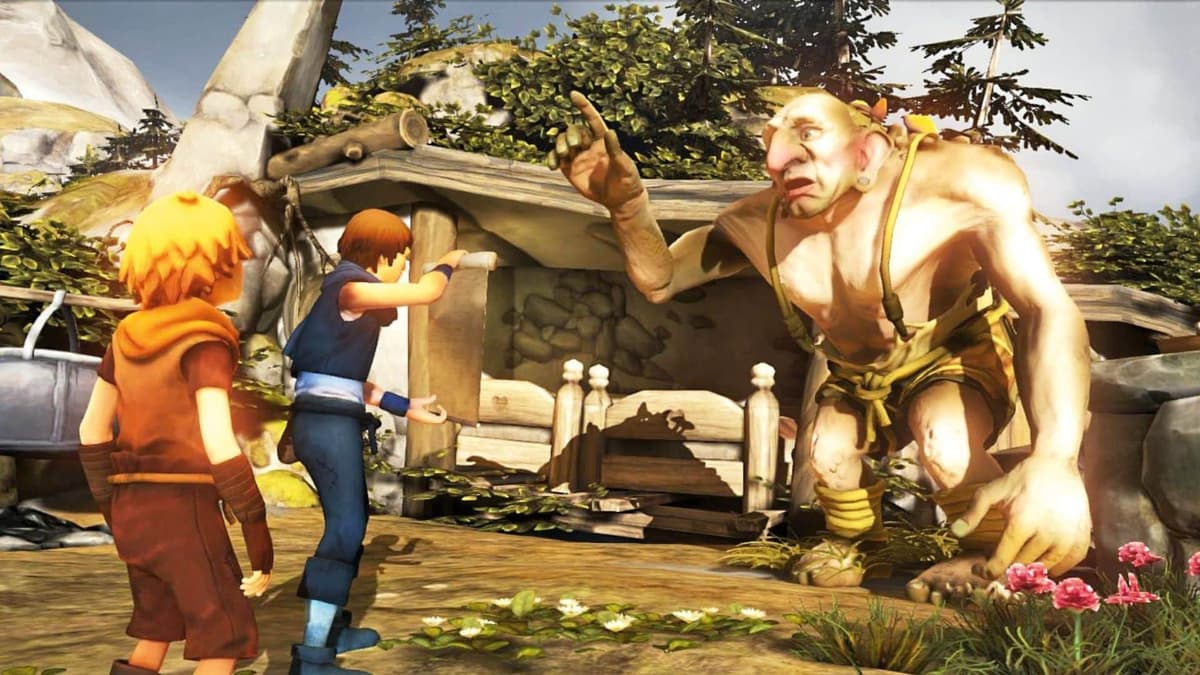 players encountering troll in brothers