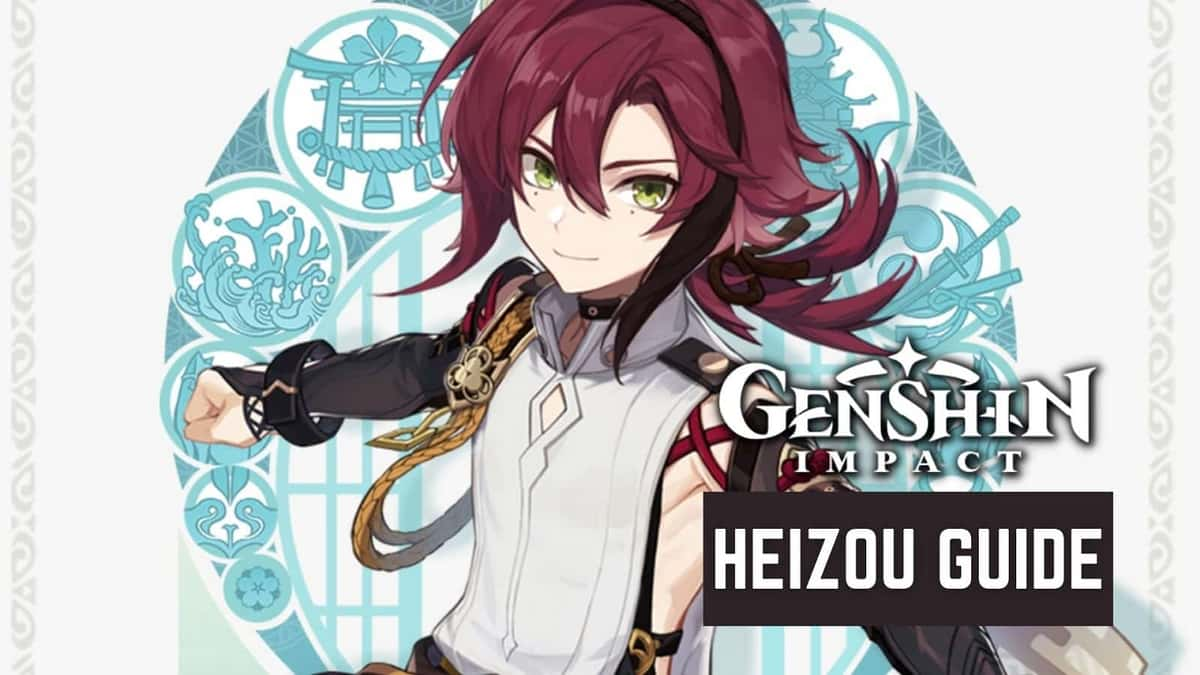 Official Heizou Genshin Impact artwork