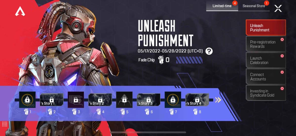 apex legends mobile fade unleash punishment event