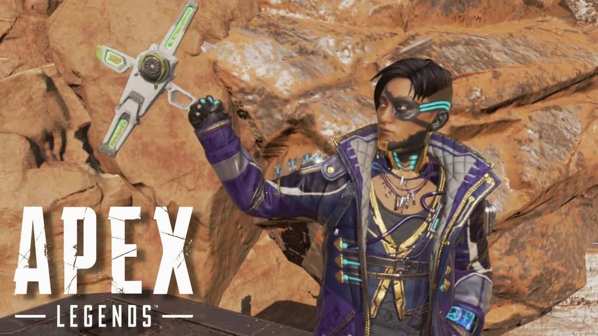 Crypto in Apex Legends fist bumping his drone