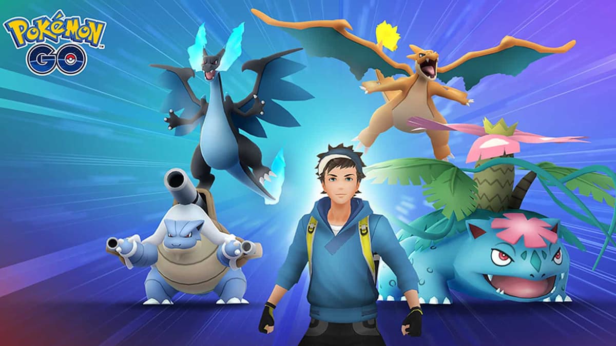 Mega Pokemon competing in the Pokemon Go Master League.