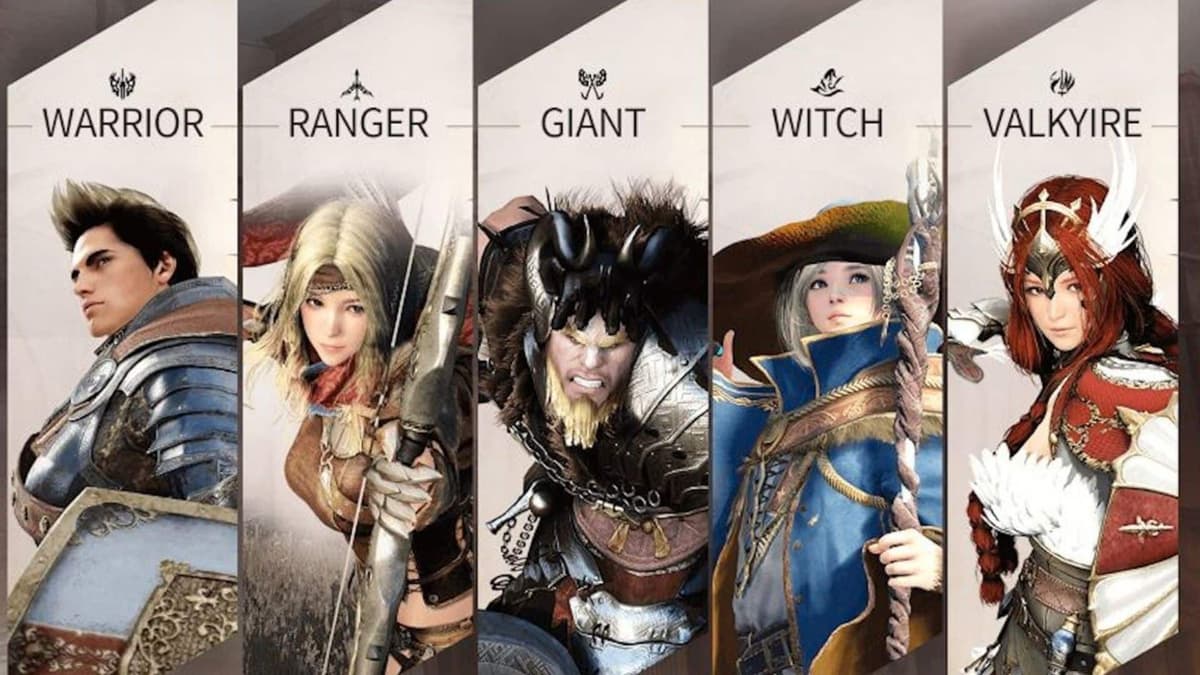 different classes in black desert mobile