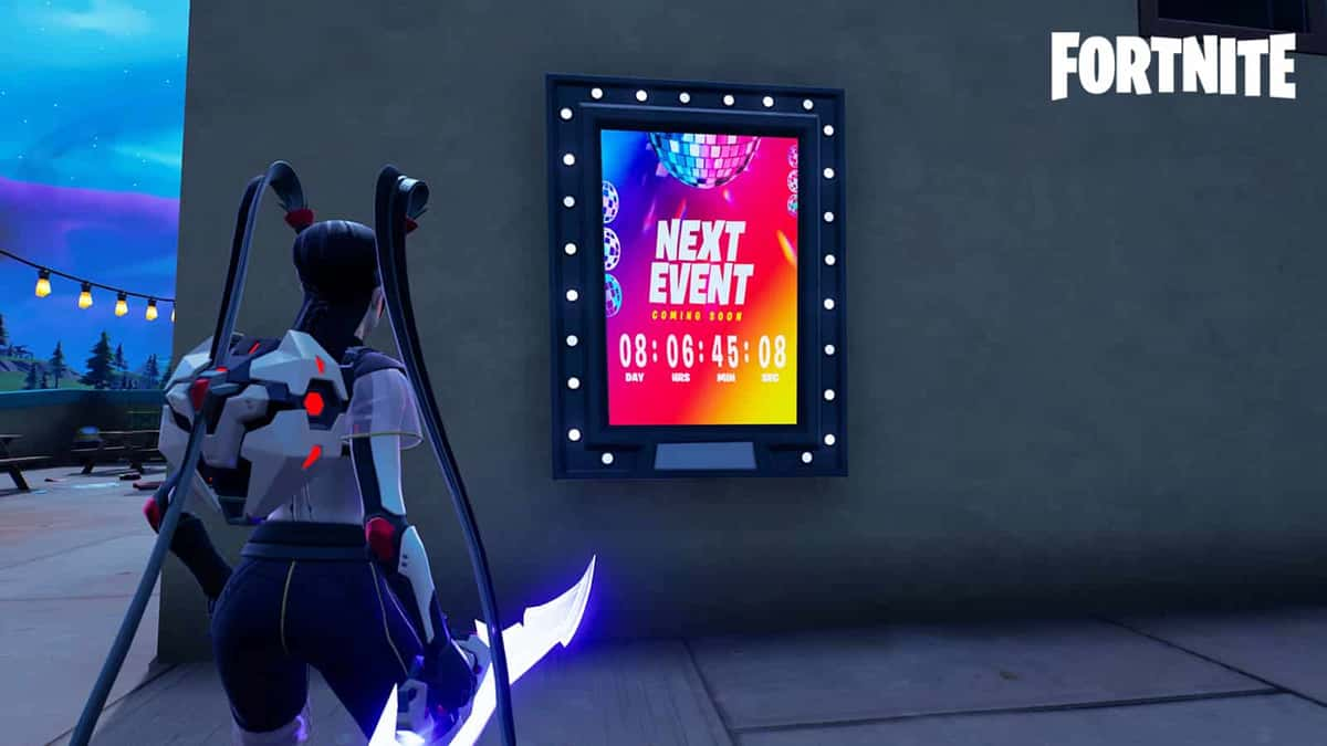 Fortnite countdown timer