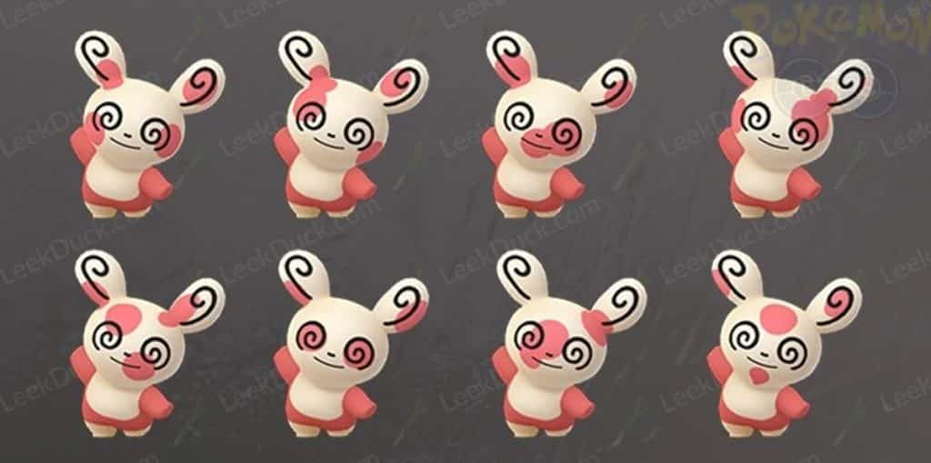 pokemon spinda different patterns