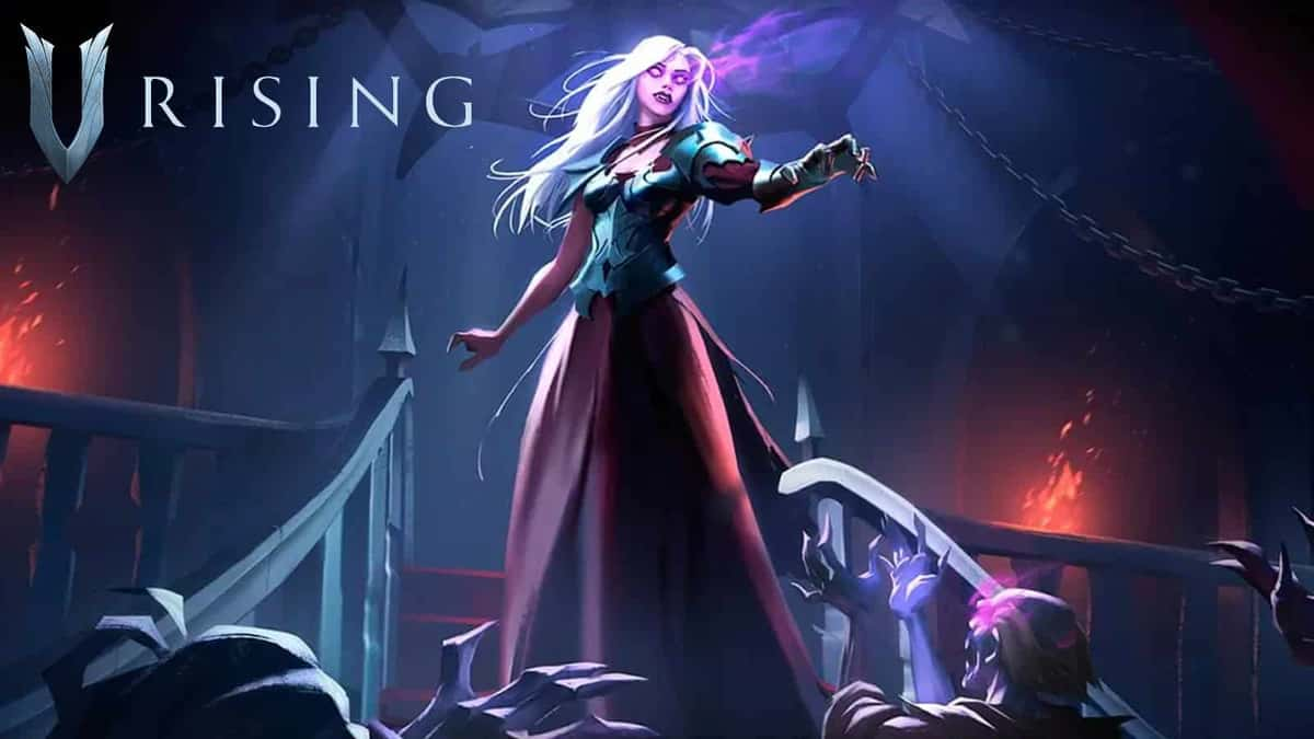 v rising female vampire commanding servants