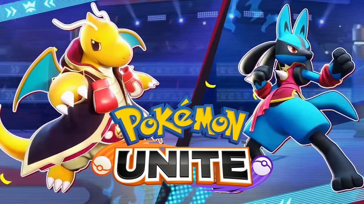 pokemon unite patch dragonite lucario