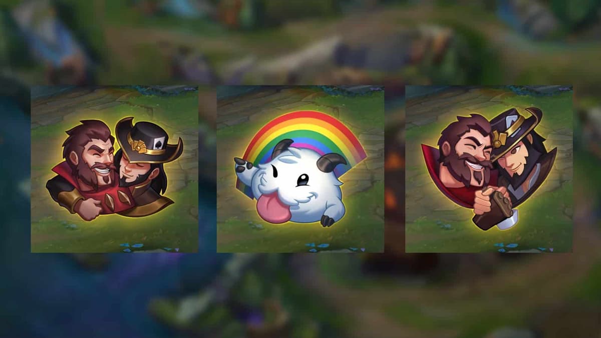 All League of Legends pride 2022 emotes