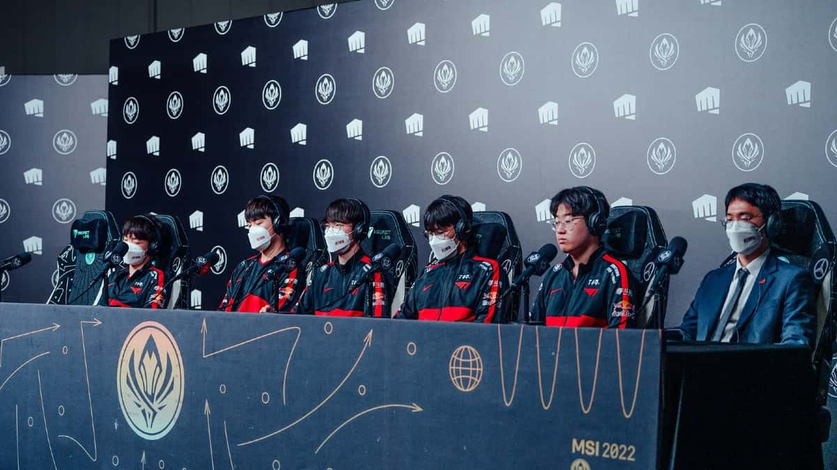 T1 MSI finals press conference