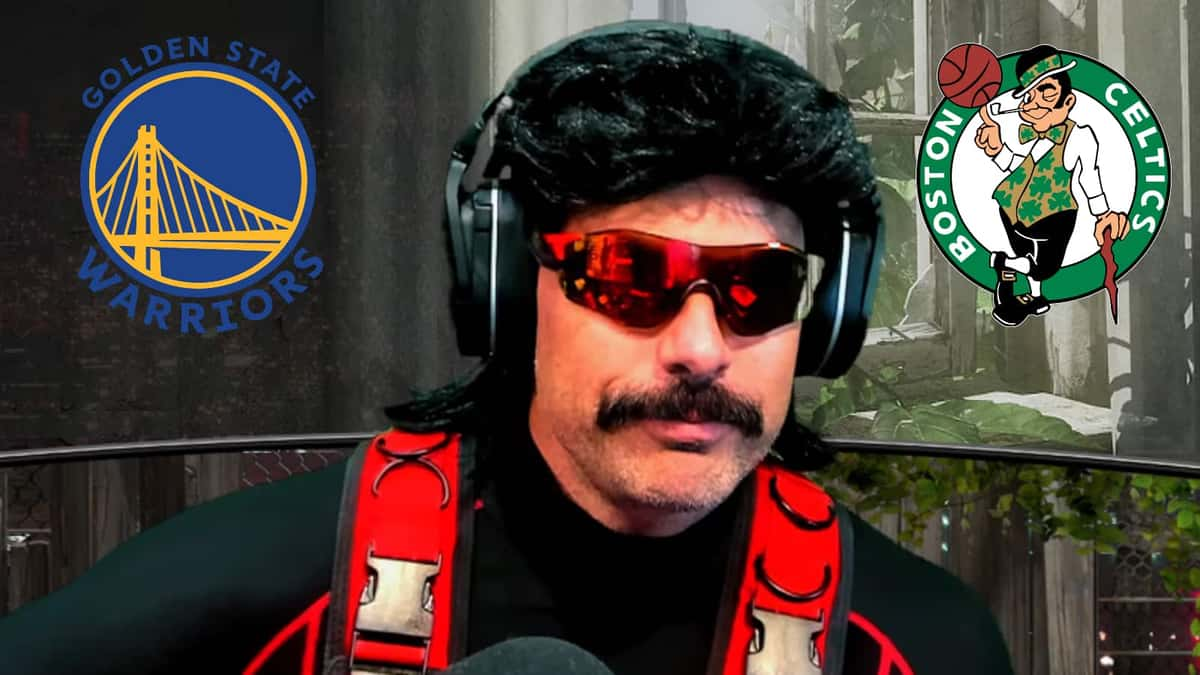 dr disrespect golden state warriors boston celtics