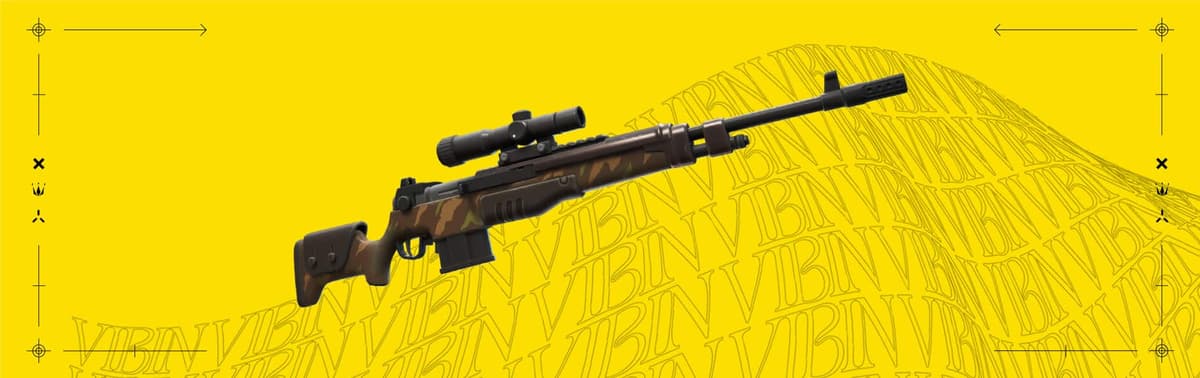 cover art for the DMR sniper rifle in Fortnite Chapter 3 Season 3