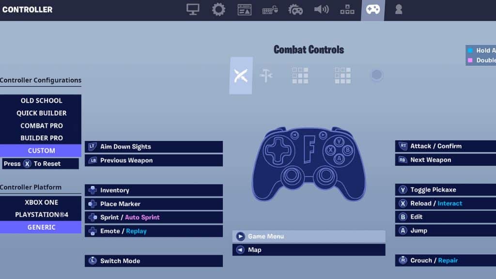 Fortnite Builder Pro settings