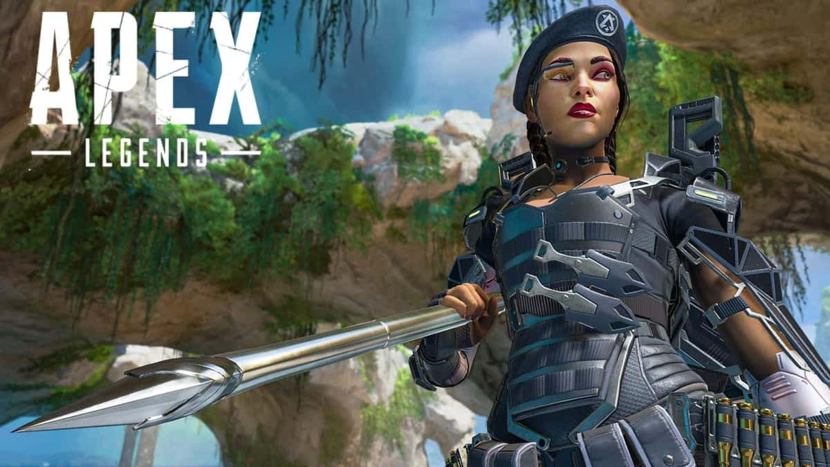 Loba Arms Dealer skin in Apex Legends on Storm Point