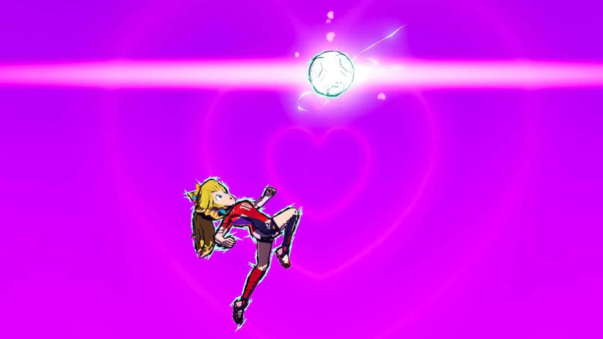 Peach launching a Hyper Strike