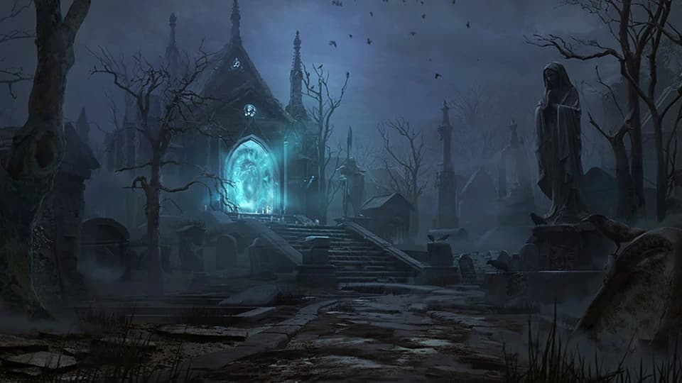 diablo immortal ashwold cemetery loading screen