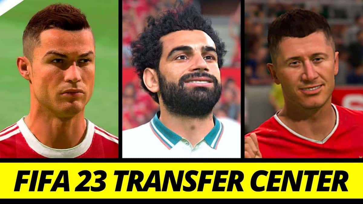 FIFA 23 with salah ronaldo and lewandowski