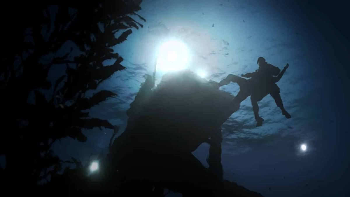 Call of Duty MW2 soldiers fighting underwater