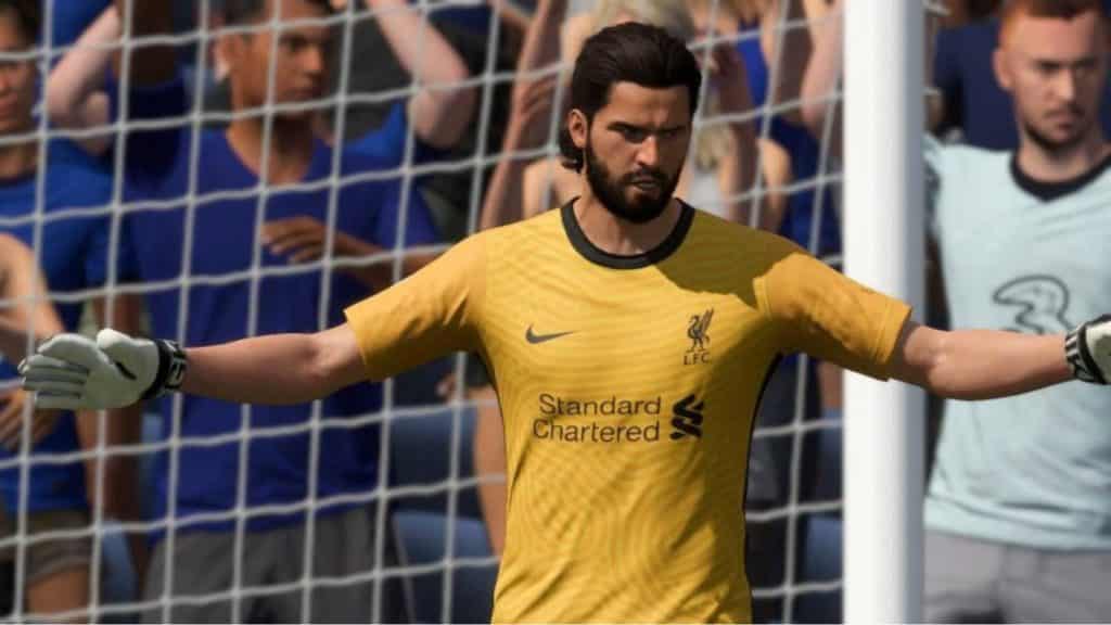 alisson becker gesturing in fifa