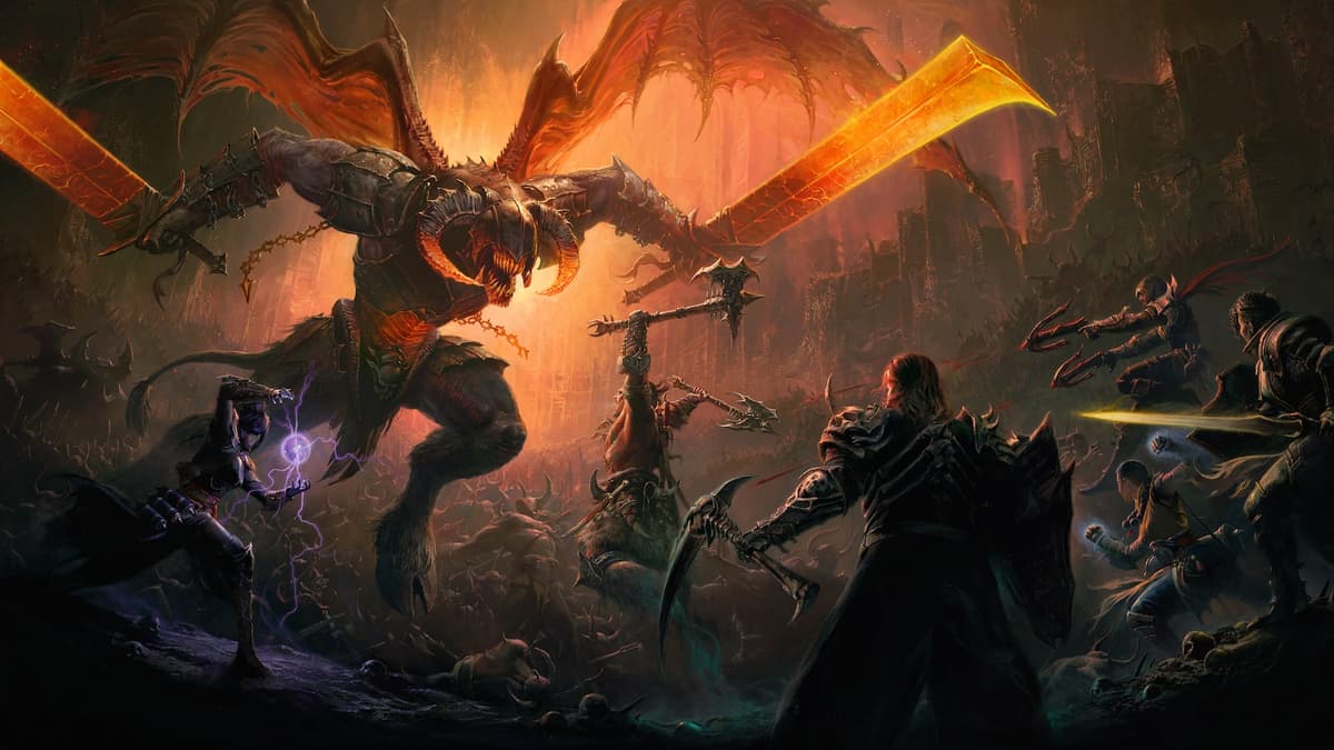 diablo immortal characters fighting skarn