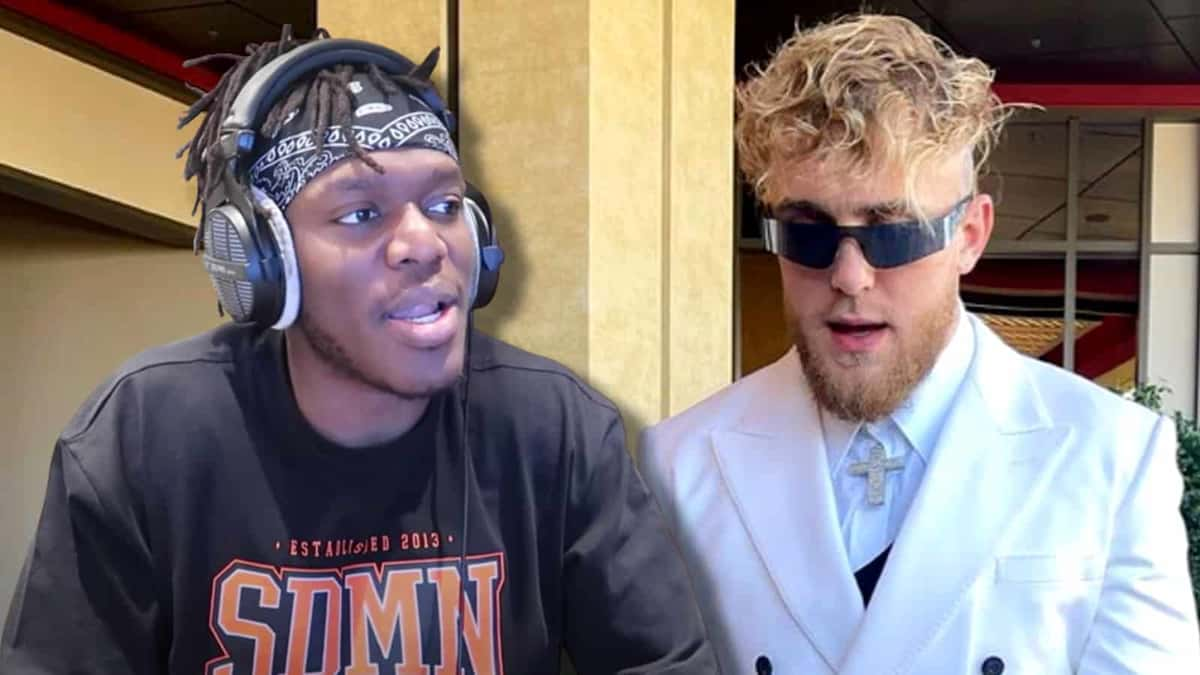 KSI next to Jake Paul