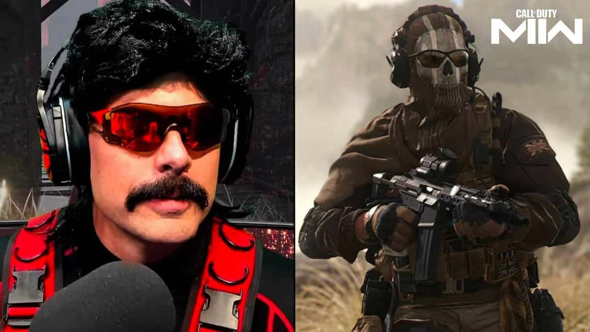 Dr Disrespect alongside characters in Modern Warfare 2