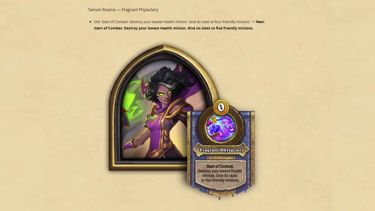 tasmin roame hearthstone