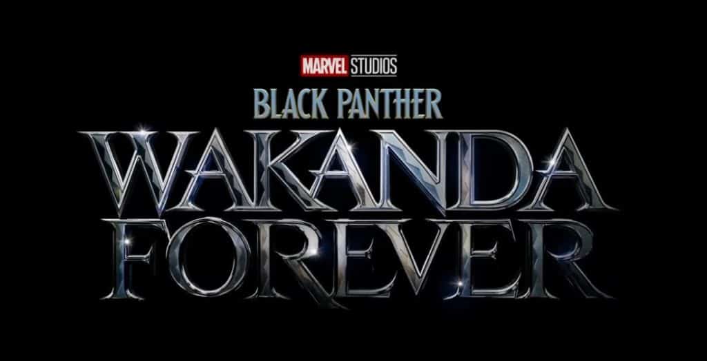 Black Panther: Wakanda Forever logo ahead of Marvel panel at Comic-Con