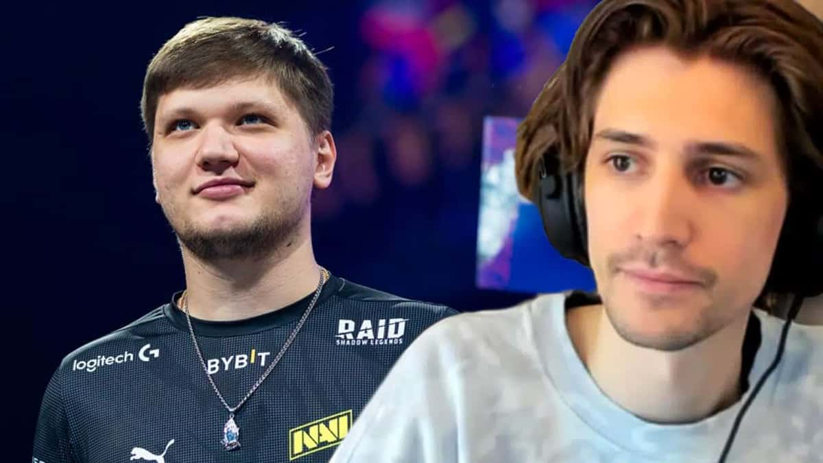 xQc and s1mple