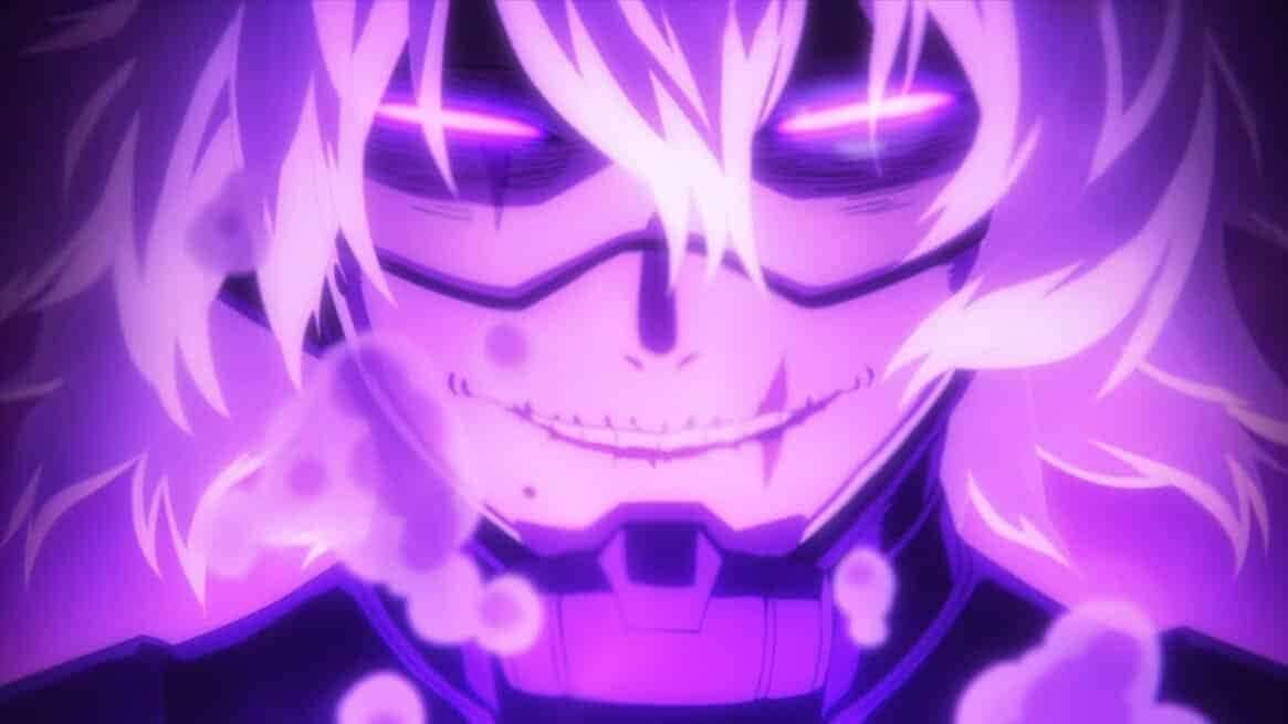 shigaraki smiles ominously in my hero academia