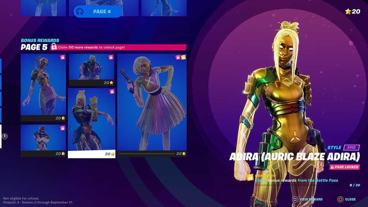 Auric Blaze Super Styles in Fortnite