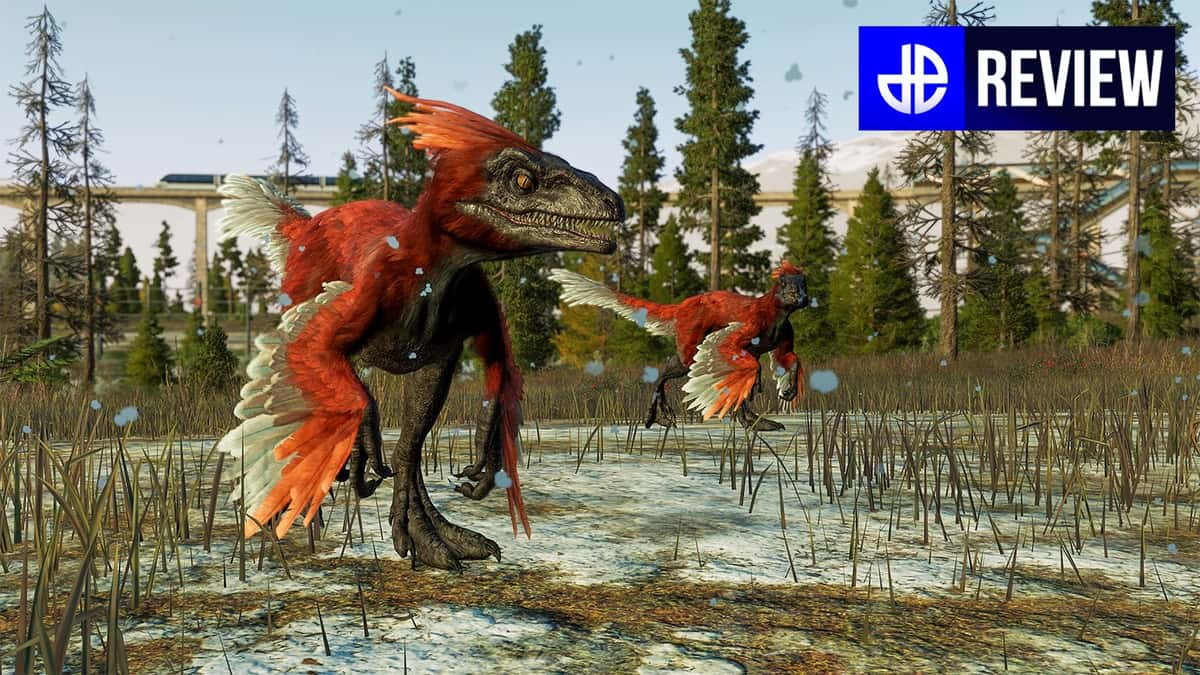 A screenshot for the Jurassic World Evolution 2 Dominion Biosyn Expansion review