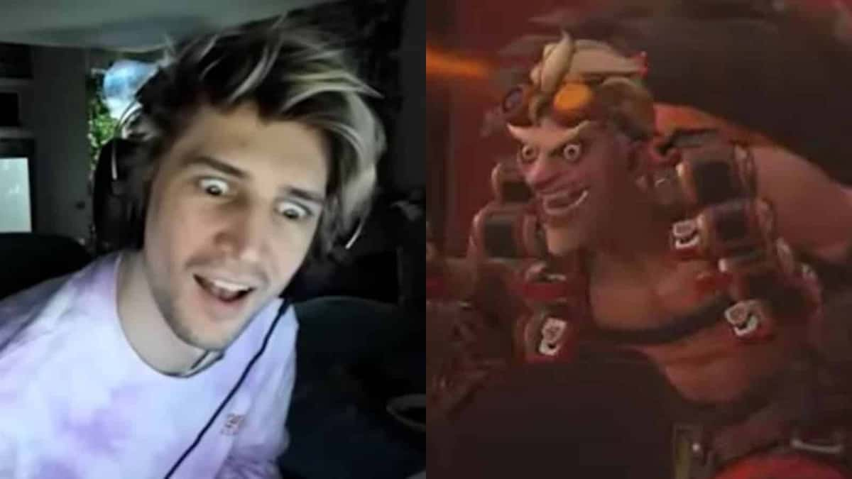 xQc looks like Junkrat in overwatch 2