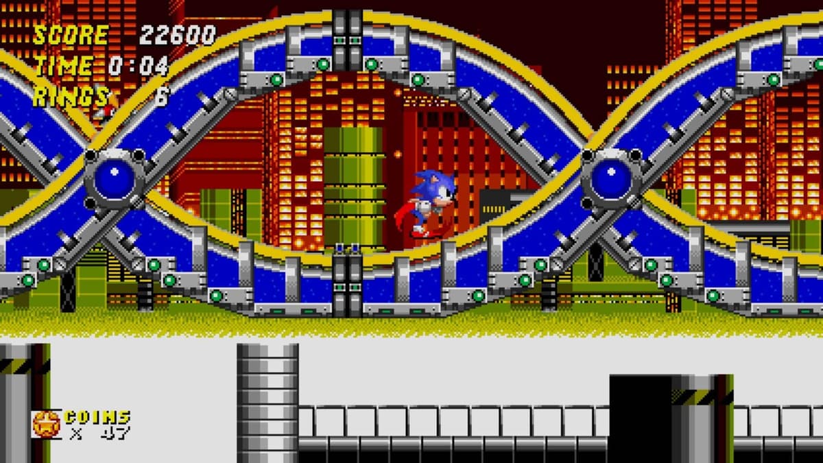 sonic running in chemical zone in sonic 2