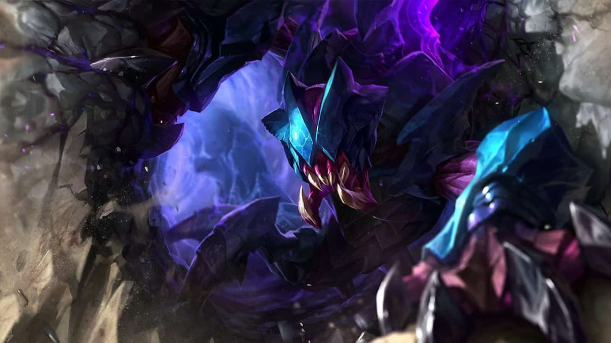 league of legends lol rek'sai burrowing through hole