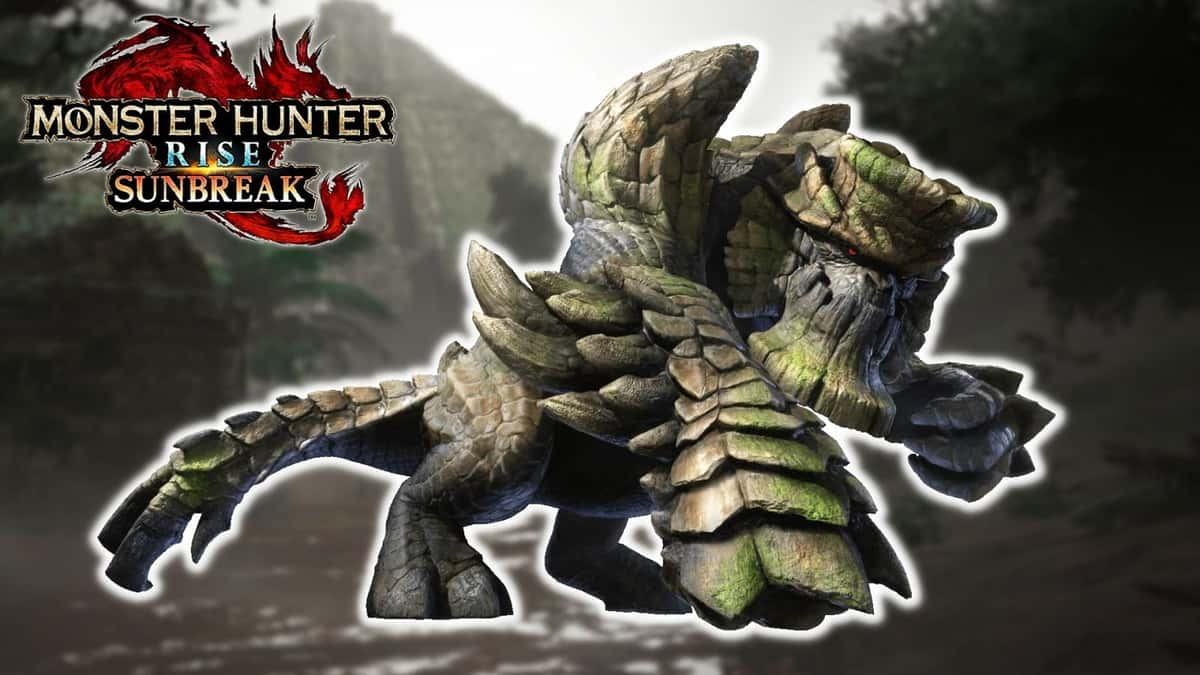 Garangolm in the Flooded Forest Monster Hunter Rise: Sunbreak