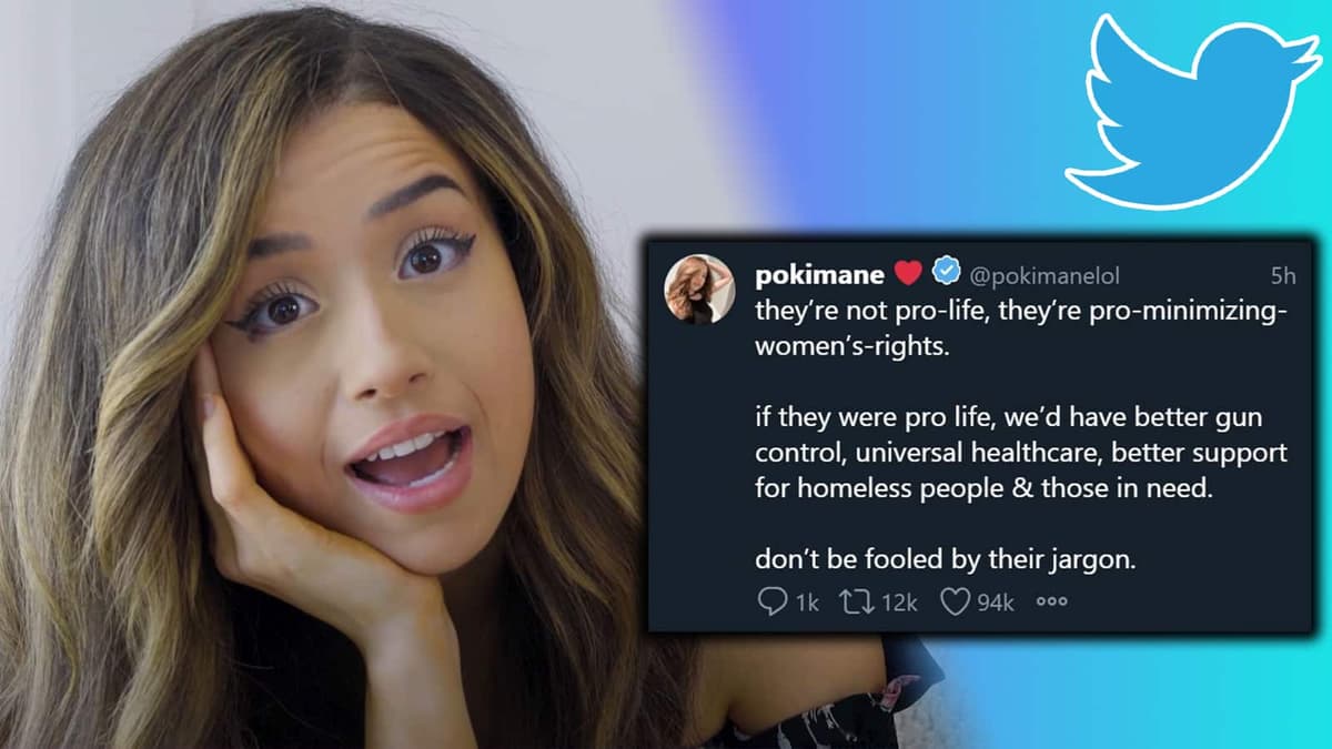 Pokimane opinion on Roe v Wade twitter