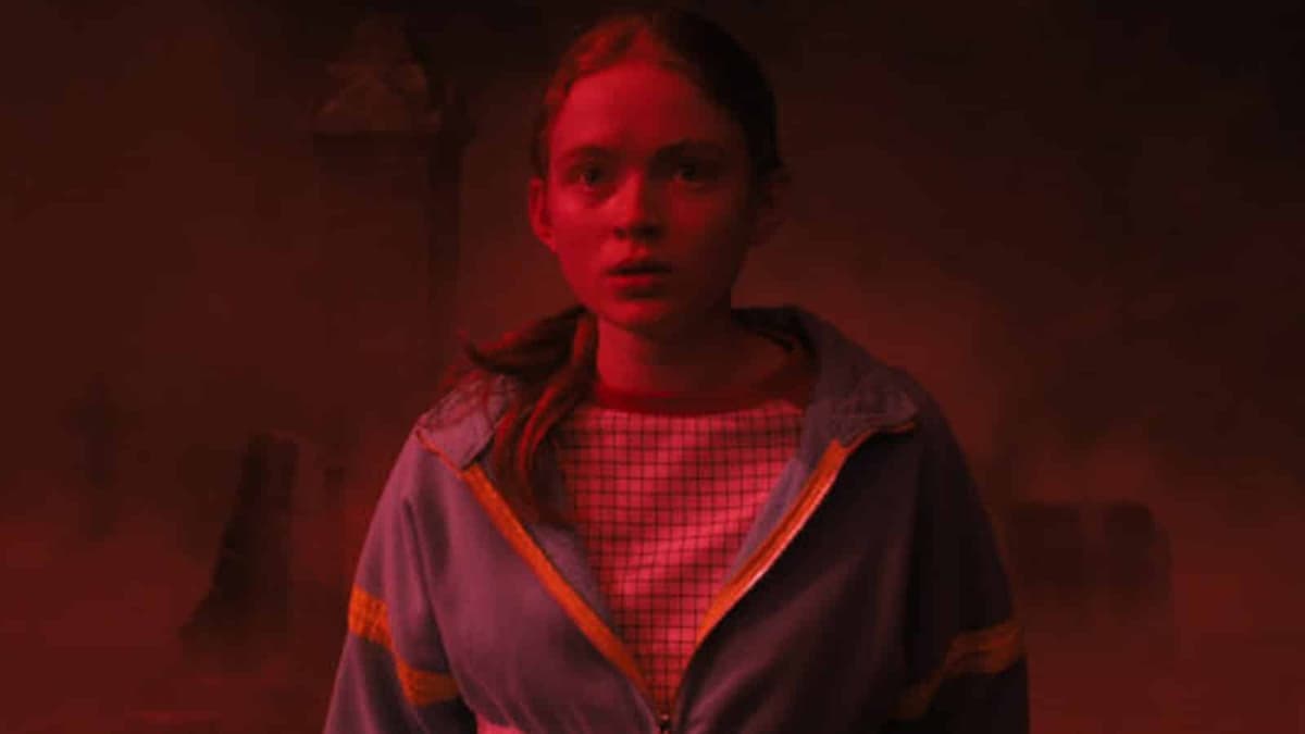 Sadie Sink in the Upside Down in Stranger Things Season 4 Volume 1.