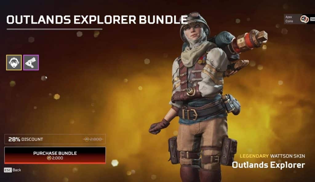 apex legends wattson outlands explorer legendary skin