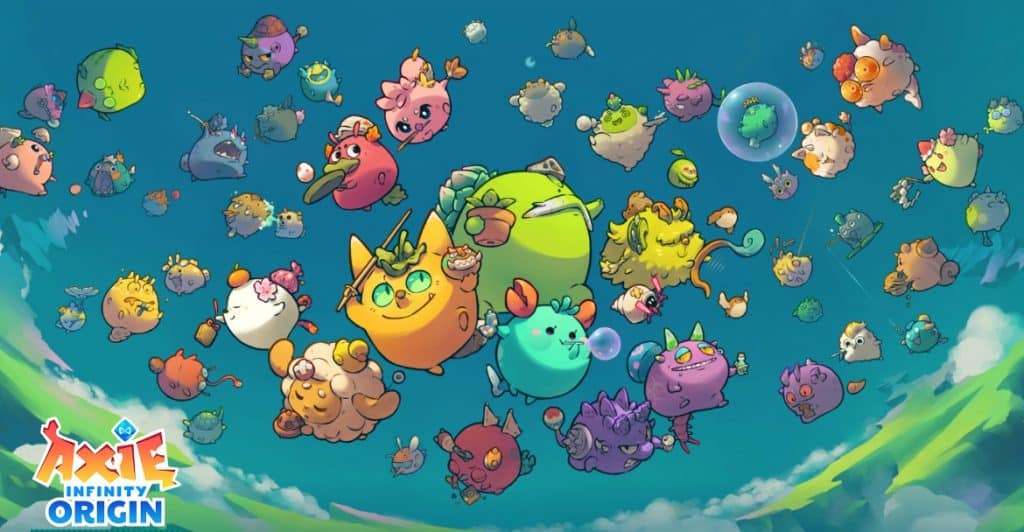 Axie Infinity Origin alpha key art