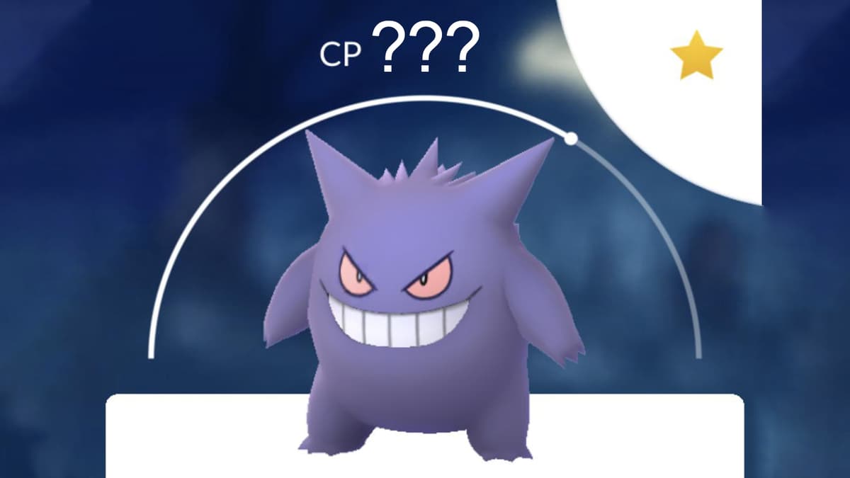 pokemon go gengar unknown cp