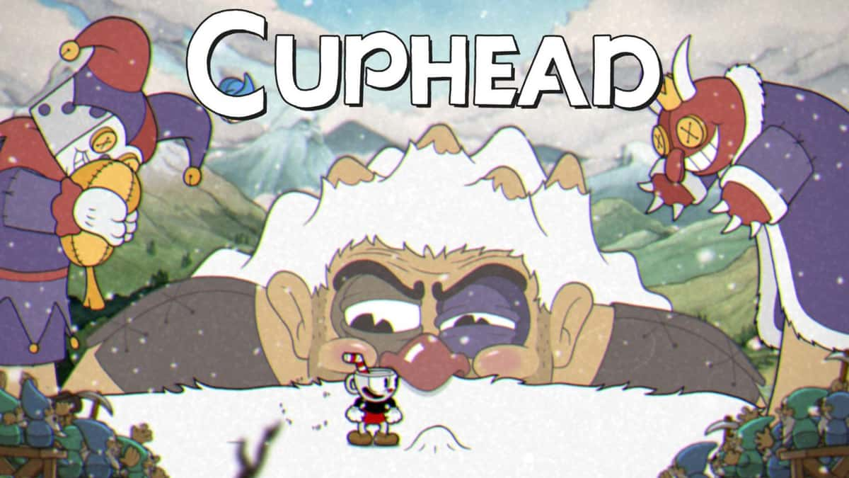 cuphead fighting glumstone the giant boss in cuphead the delicious last course dlc