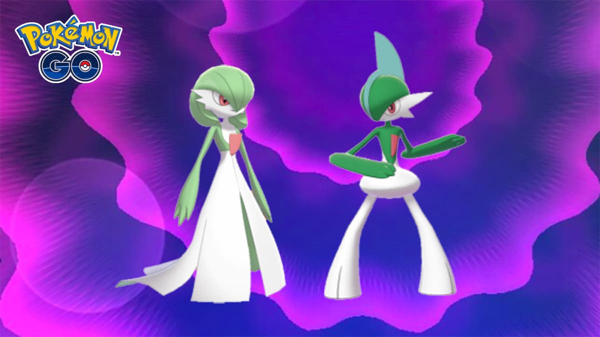 Gardevoir and Gallade in Pokemon Go