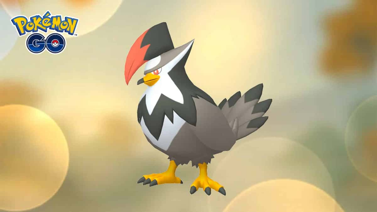 Staraptor with its best moveset in Pokemon Go