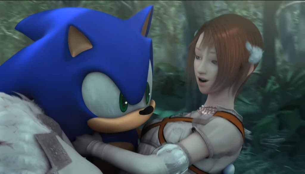 Sonic 06 sonic holding elise