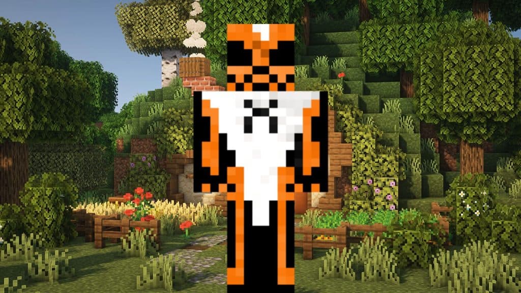 Minecraft Halloween Spiderman skin